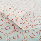 2019 custom logo printed full color wholesale tissue paper,17gsm wrapping thin paper