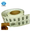 Barcode number printing label black color printing cheap label stickers printed barcode labels serialize stickers