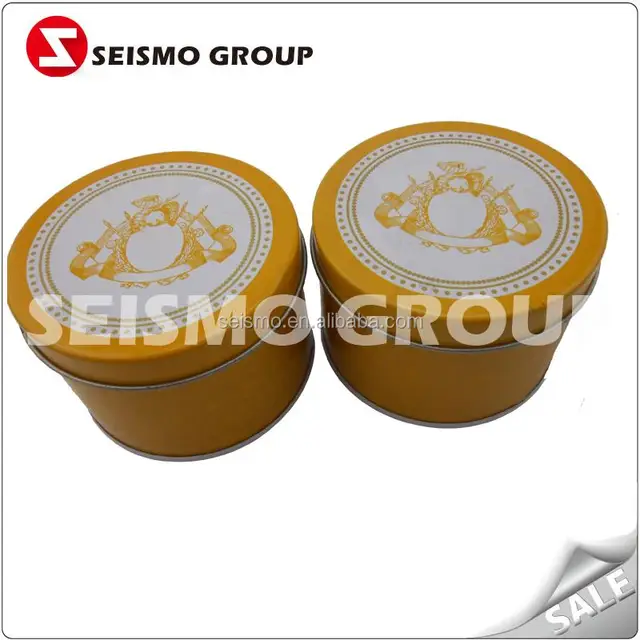 oval shape tea tin box manufacturer empty metal cans
