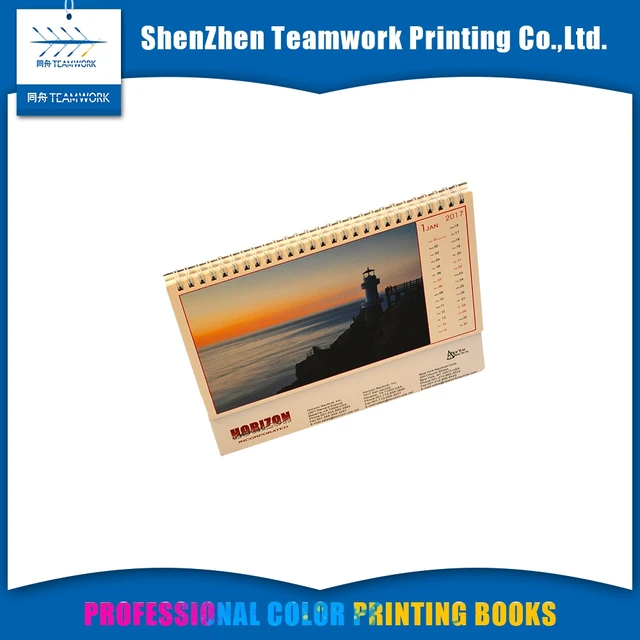 wholesale custom promotion folding paper spiral binding stand