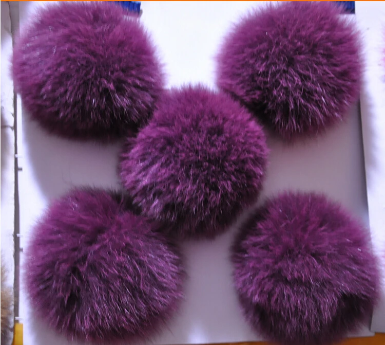 2016ファッション本物のキツネの毛皮のポンポンpomsボール用衣服アクセサリー仕入れ・メーカー・工場