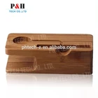 Great smart watch holder universal seat wood phone stand with high quality