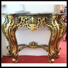 Original manufacturer in GZ OEM luxury console table set hallway console table and mirror mirrored console table