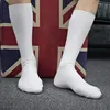 bulk wholesale very cheap long japan white blank school crew cotton young boys teen tube socks