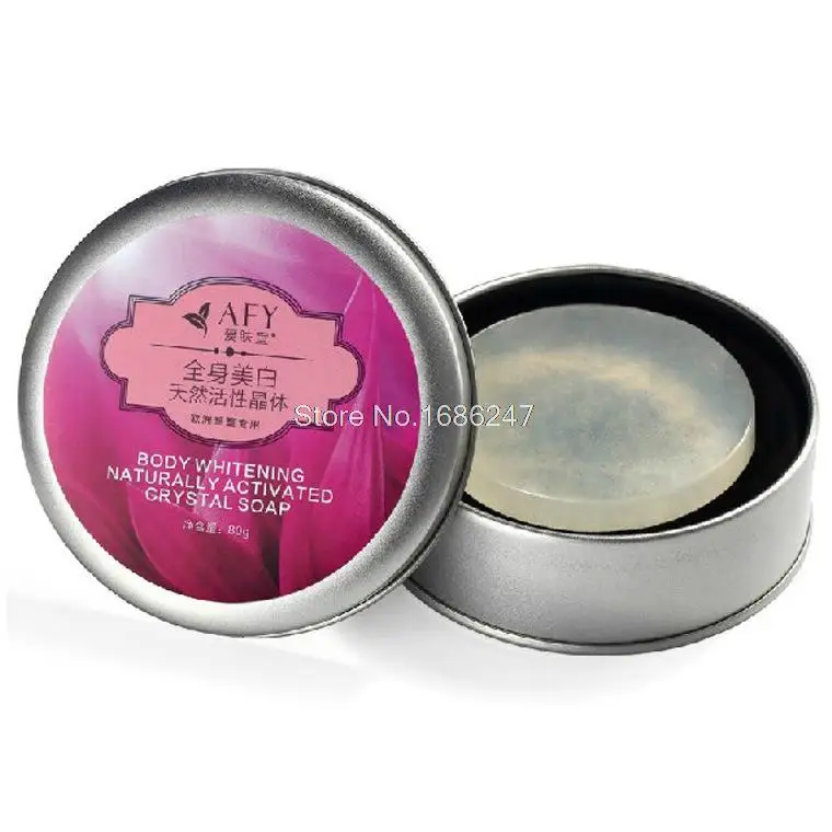 Natural Active Enzyme Crystal Handmade Soap Hydrating Oil-Control Spot Acne Removal Whitening Soap Feminine Hygiene Product
