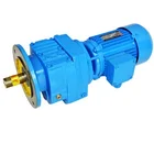 R series China Hot sale gearbox conveyor high torque helical geared motor
