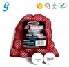 wholesale reusble polyester nylon mesh fabric drawstring bag small net pouch mesh bag for swimming cosmetic golf balls tote dive