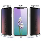 アンチスパイ 360 度 4 ウェイプライバシー強化ガラススクリーンプロテクター iphone x/xs/11 プロ