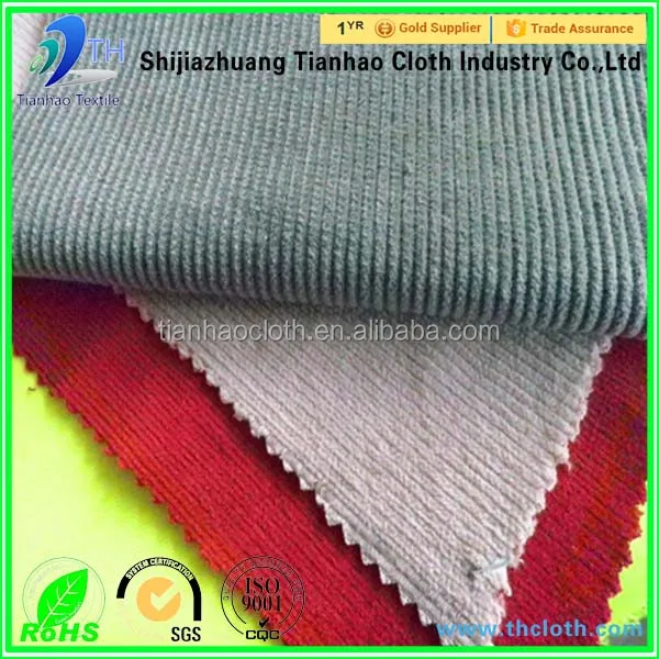 best selling 100 cotton materials solid dyed corduroy cloth 4