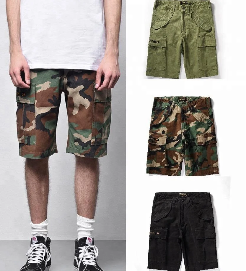 cargo shorts camouflage mens