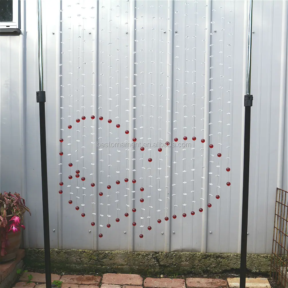 Heartshaped Crystal Bead Curtain Buy Crystal Bead Curtain For Wedding,Acrylic Crystal Bead