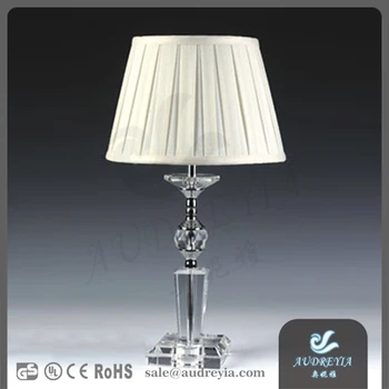 2017 New Design fabric shade crystal table lamps for bedroom, View ... 2017 New Design fabric shade crystal table lamps for bedroom, View ...