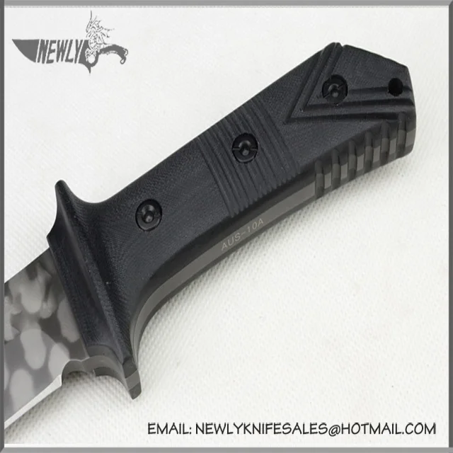 Hot Selling G10 Handle Tactical Fixed Stainless Steel Knife