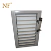 60mm type horizontal pvc shutter window