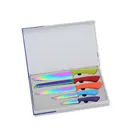 Best selling new design 5PCS color titanium blade kitchen knives set