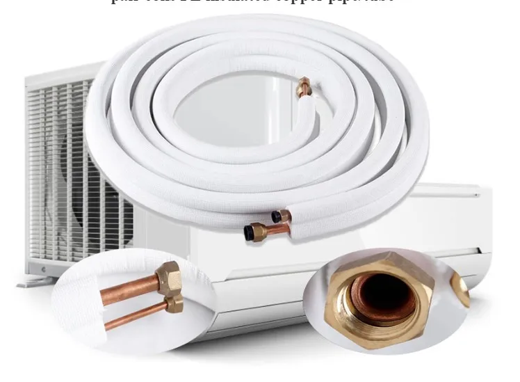 Insulation Refrigeration Air Conditioner Copper Pipe Pvc Coated Coils