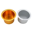 Customized High Quality Spinning Anodizing Aluminium Cinema Chair Cup holder