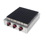 baking equipment 100 holes gas mini pancake machine and poffertjes grill