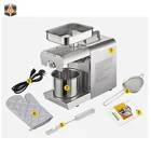 Food Grade Stainless Steel 220v Cold Pressing Sesame Hemp Seeds Home Oil Press Machine