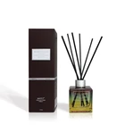 2018 Luxury Home Fragrance Black Glass Bottle Aroma Reed Diffuser Stick