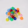 1000pcs 6*9mm plastic Pony transparent Beads mixed colors wholesale