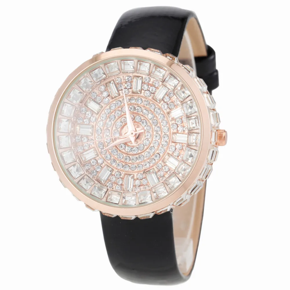 Free SHipping Tianshou Hot Sale 2015 Women Ladies Fashion Casual Luxury Quartz Genuine Leather Band Round Analog Wrist Watch