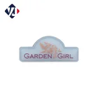 Hot sell custom brand name logo NO MOQ translucent pvc garment label