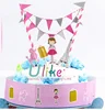 Top Sale High Quality Best Price Wedding Cake Topper happy birthday banner design feather birthday party decoration