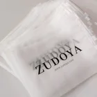 Customized Clothing Clear Plastic Frosted Ziplock Bag For T Shirt Swimwear Packaging