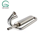 stainless steel polish exhaust muffler tail pipe