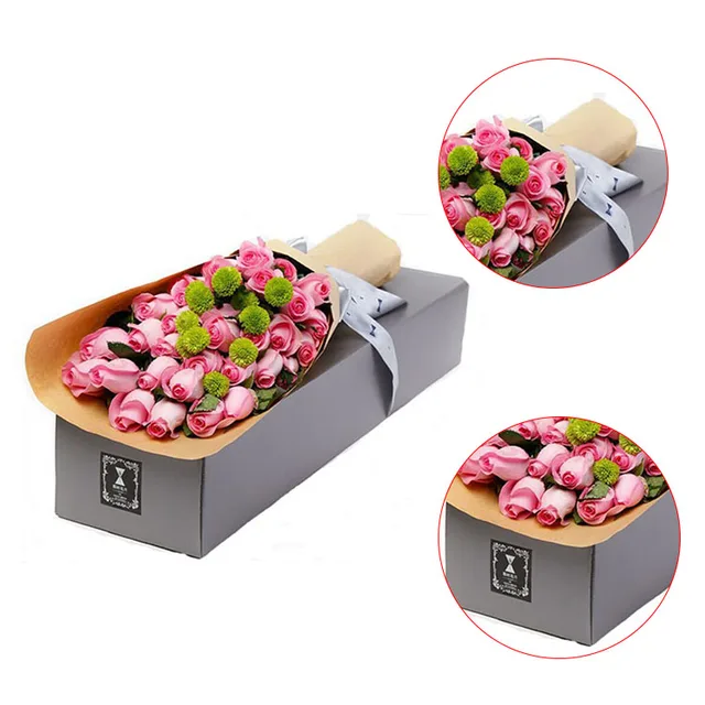 gift rose packaging box ribbon gift boxes luxury custom paper