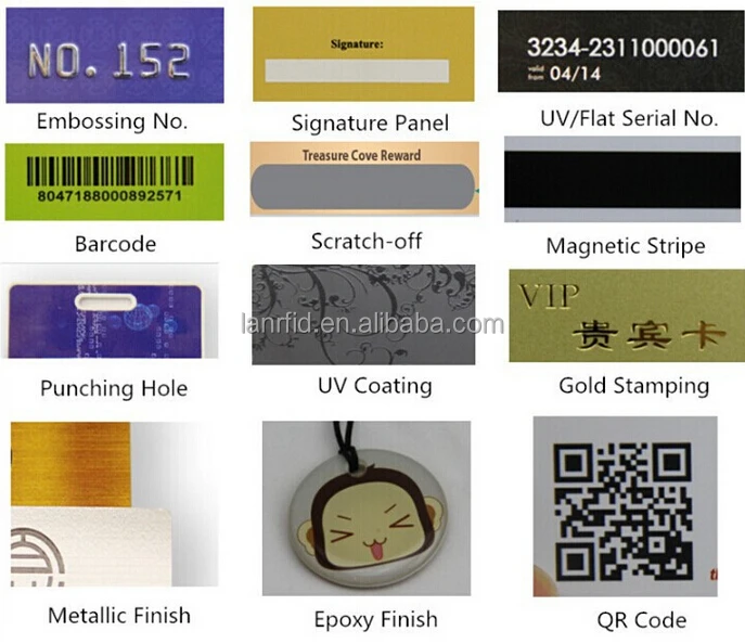 Blank rfid contact card with serial number,Logo ect
