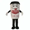 Client own design custom coffee cup mascot costumes