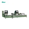 Manual double mitre saw pvc window door making machine head cutting for plastic shoes aluminum