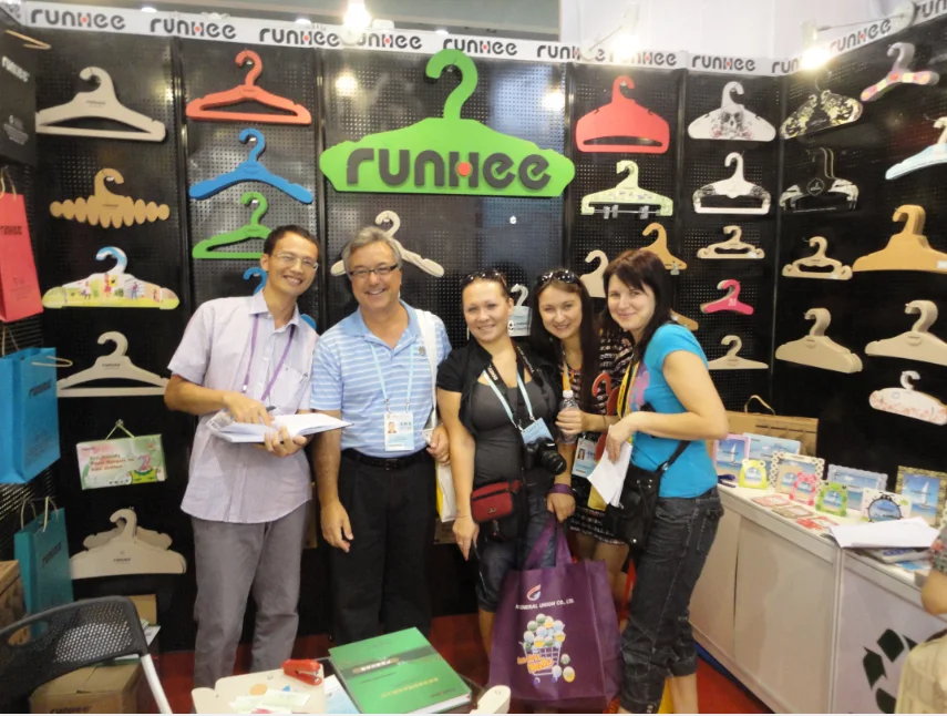 Product exhibition at trade show