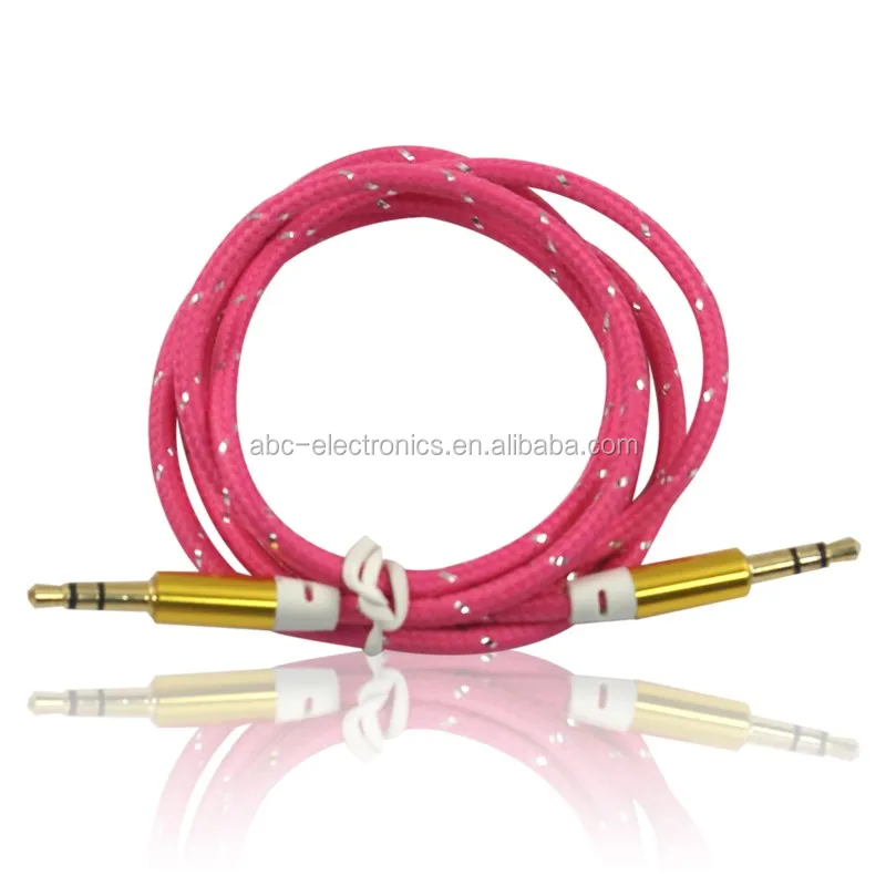 3.5mm To 3.5mm Audio Cable 1m Speaker Headphone Aux Cable Jack Cable For iPhone 6 7 Plus 5 - ANKUX.COM