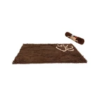 Custom hot selling pet comfortable absorbent soft pet dog food mat