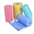 4 ROLLS Disposable Cleaning Towel, TelPal Reusable Kitchen Dish Cleaning Nonstick Wiping Rags Non-Woven Fabric Handy Dishcloth