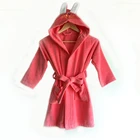 hot sale soft light weight skin friendly infant baby kids children 100% cotton plush animal bathrobe set