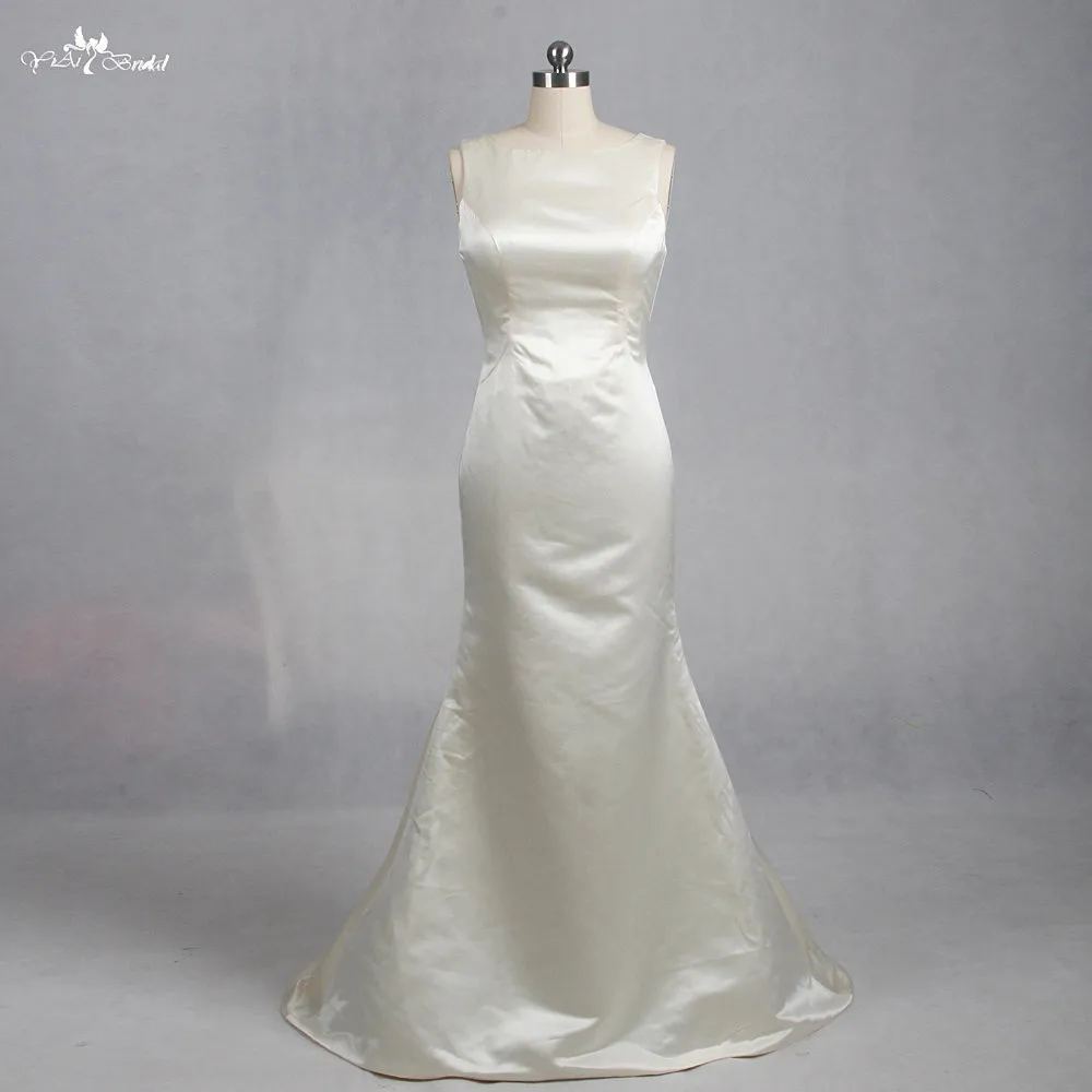 Lz153 Alibaba Wedding Gowns Champagne Wedding Dress Mermaid