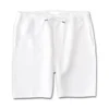 2019 Hot Fashion Comfortable Soft Linen Cotton Fabric White Mens Shorts