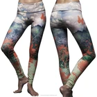 Amazing Sublimation bright printing women brazilian yoga wear