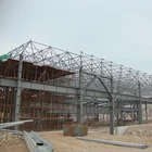 Large span building two story steel structure warehouse