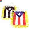 Custom size Puerto Rico mini car pennant flag for advertising
