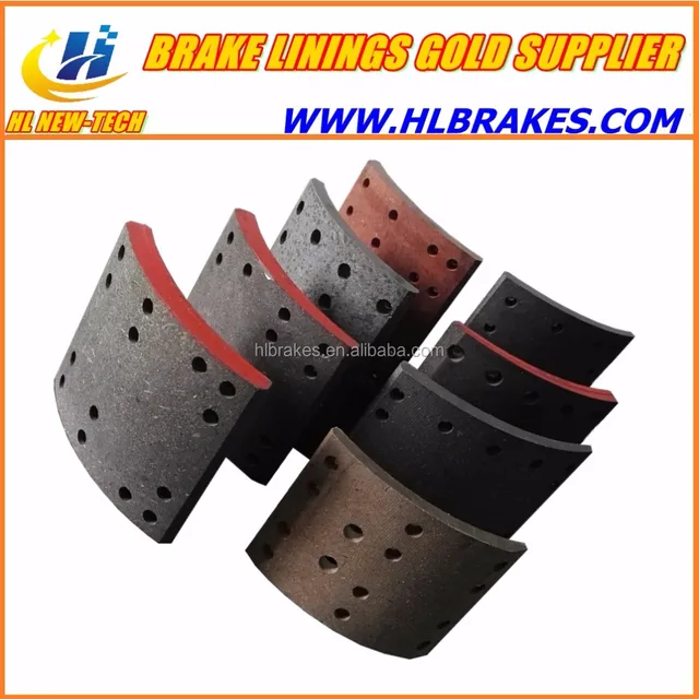 TATA brake lining / auto truck drum brake lining for TATA / FMSI9001 TATA spare parts