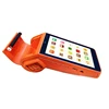 Android mini touch screen 3g wifi pos terminal with printer