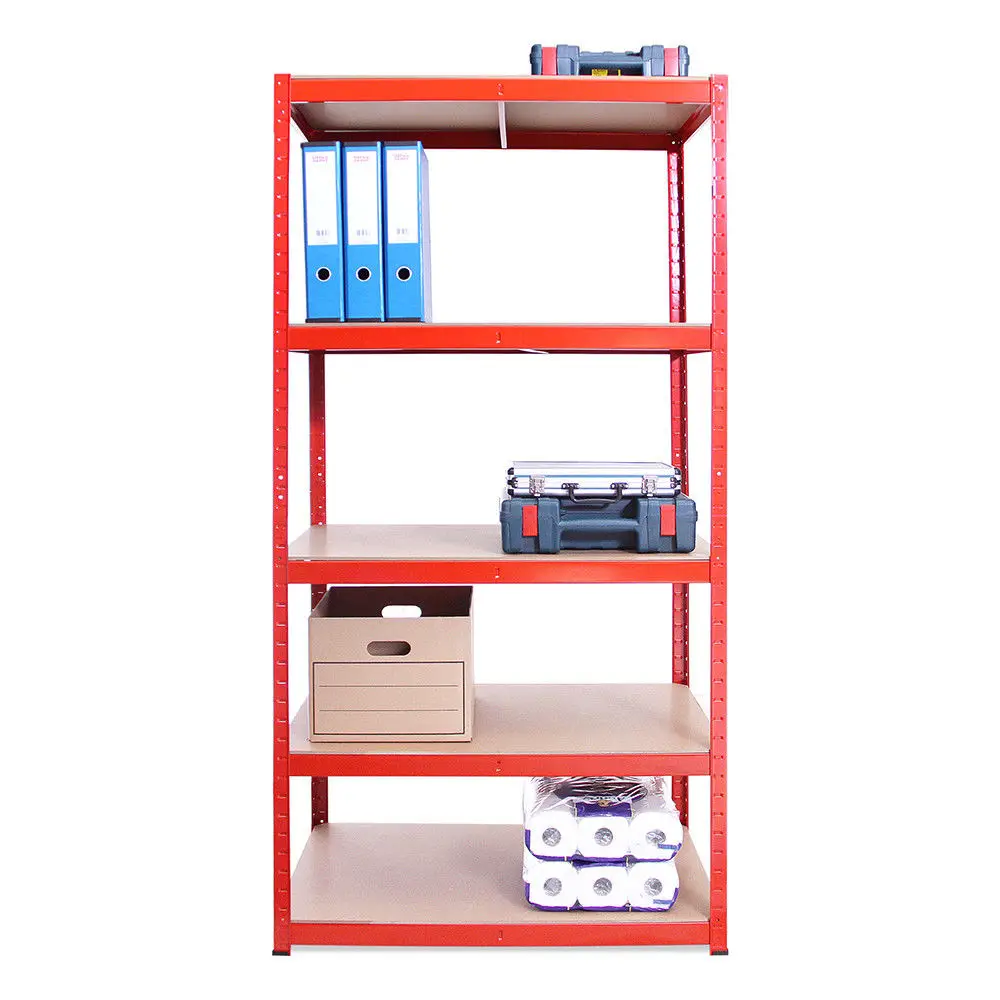 SHELF 1800 x900 x400 MM Garage Steel Racking Strong MDF Boltless 5 Tier 3 x BLUE