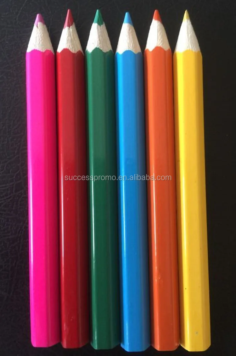 [successpromo] promotional 4 coloured mini pencils in carton box