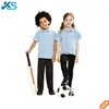 kids 60% cotton 40% polyester school uniform polo shirts