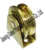 Y groove metal gate roller with double bearing for sliding gate